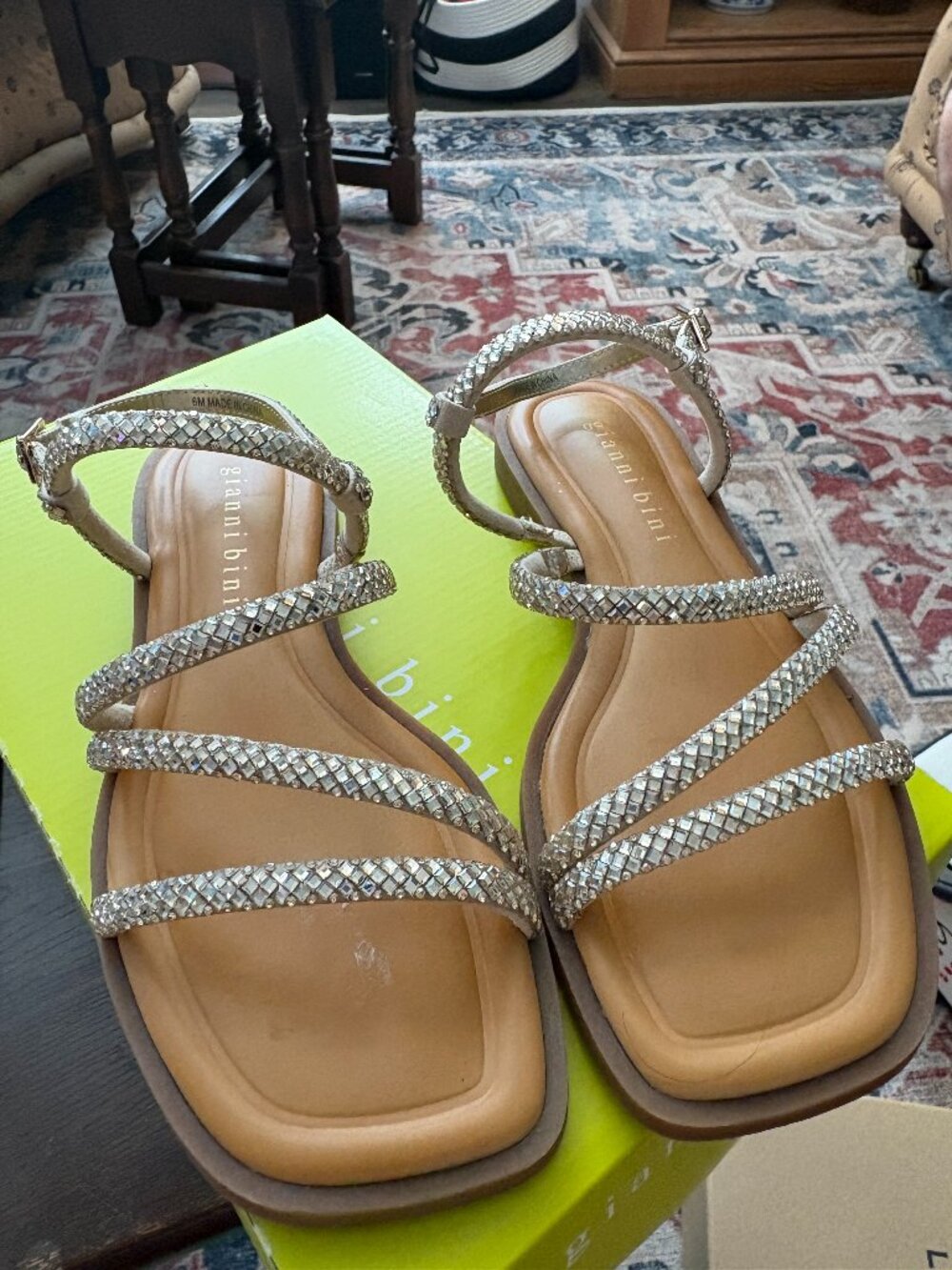 gianni Bini  Gold Sandles size 6